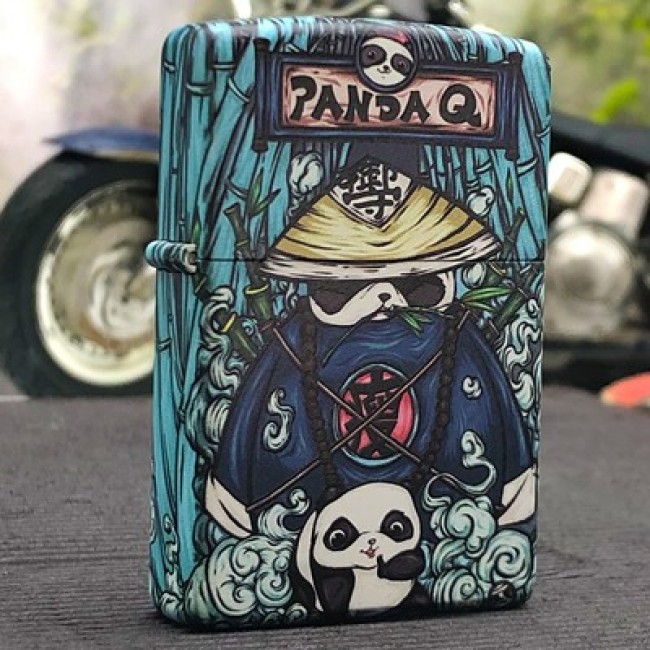 Bật Lửa Zippo Mỹ Nhật Sơn Tĩnh Điện 6 Mặt Phiên Bản Nhật - HÌNH GẤU PANDA