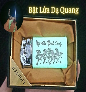Bật Lửa Gas Khò Dạ Quang Mã Đáo Thành Công Fullbox ( Lửa Khò 1 Tia )